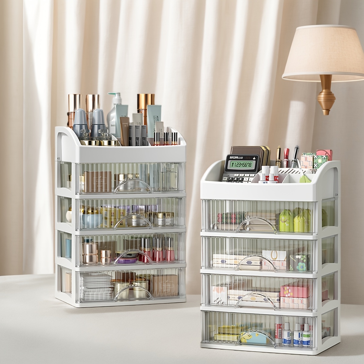 Cosmetic Desktop Storage Box Multi Layer Organizer