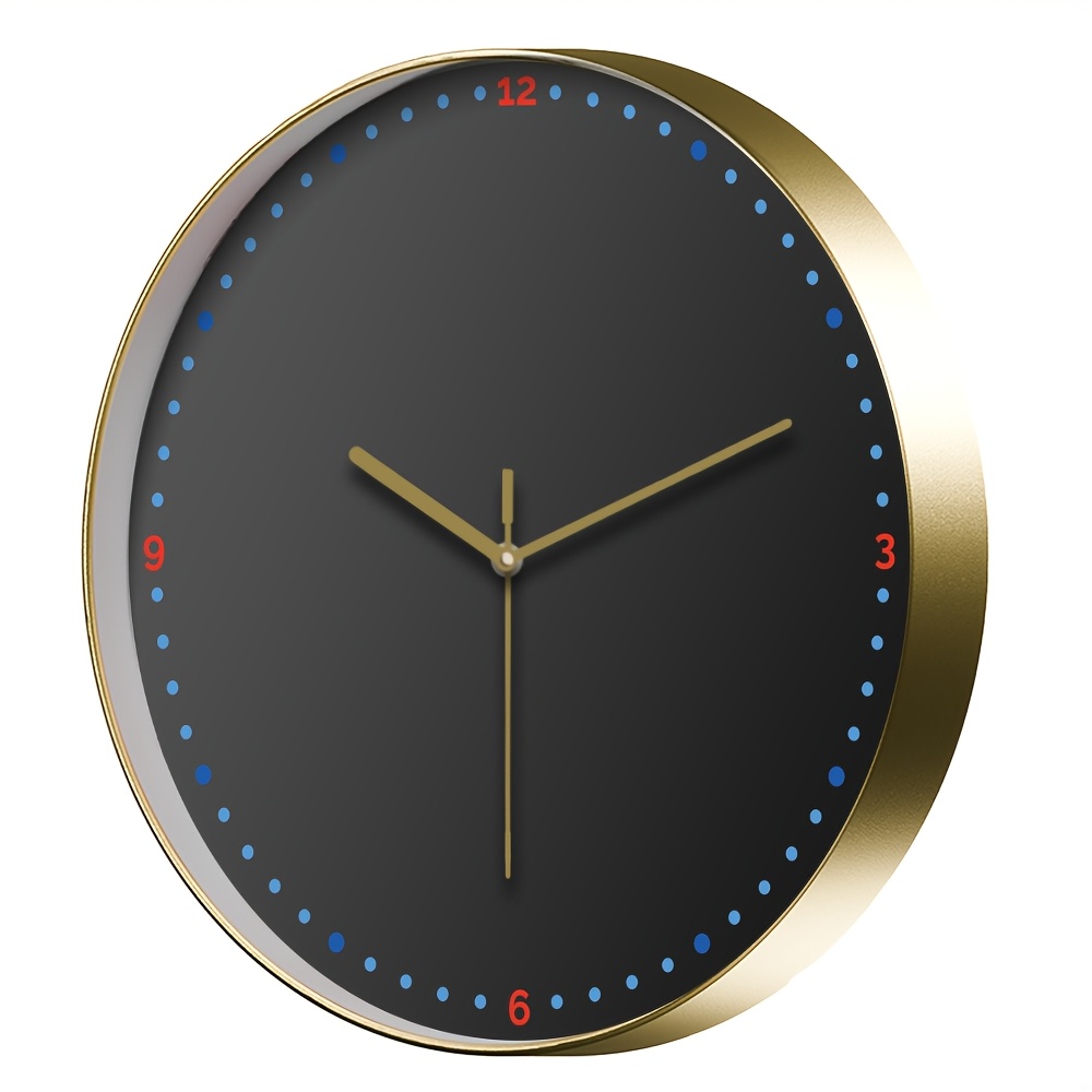 TEMU Personalized Silent Wall Clock - Battery-operated With No Ticking Sound, Custom Photo Display - Perfect Gift For Valentine's Day, Weddings,
