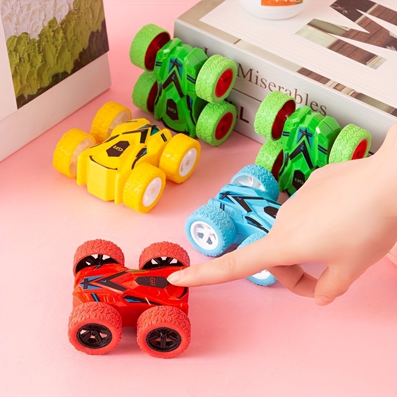 

Toy Cars 4-pack, 2-pack, 1-pack Options, Dual-sided Flipping Vehicles, Plastic Manual , Theme, For 3-6