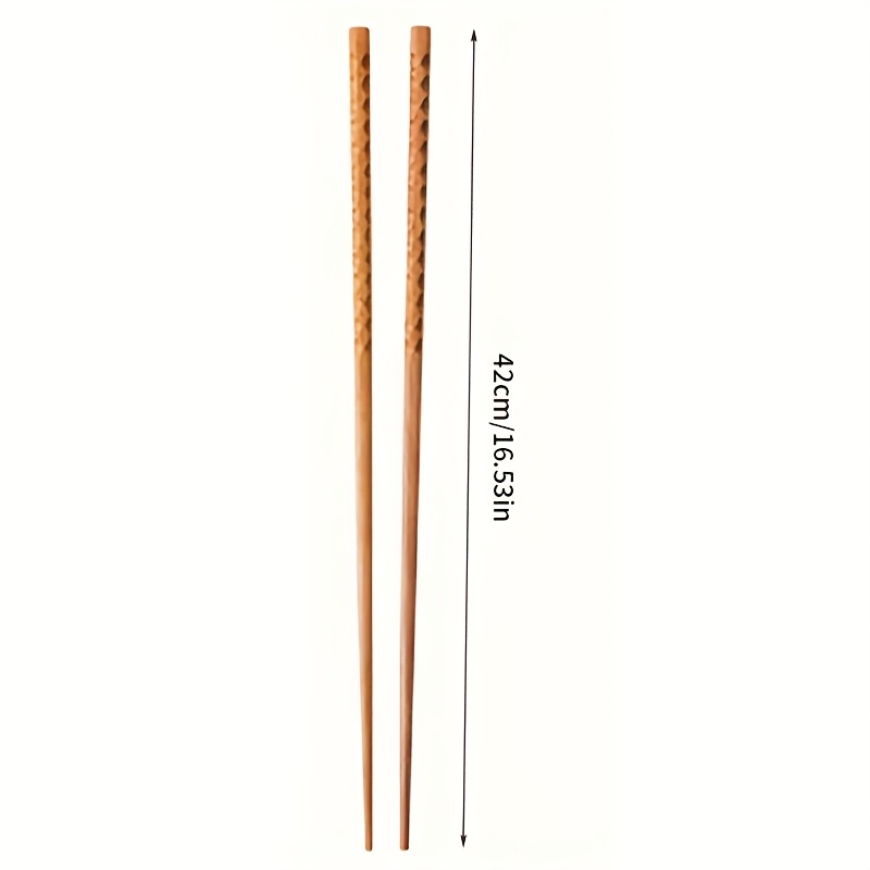 TEMU Bastoncillos de madera extendidos de 32 cm/42 cm - Bastoncillos largos especiales para olla caliente/, de calidad seguros y sin rebabas