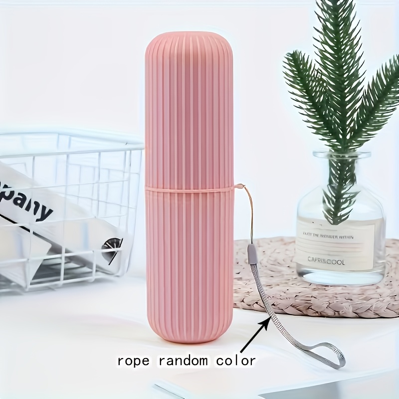 Travel Toothbrush Cup and Holder, Portable Toiletry Caddy