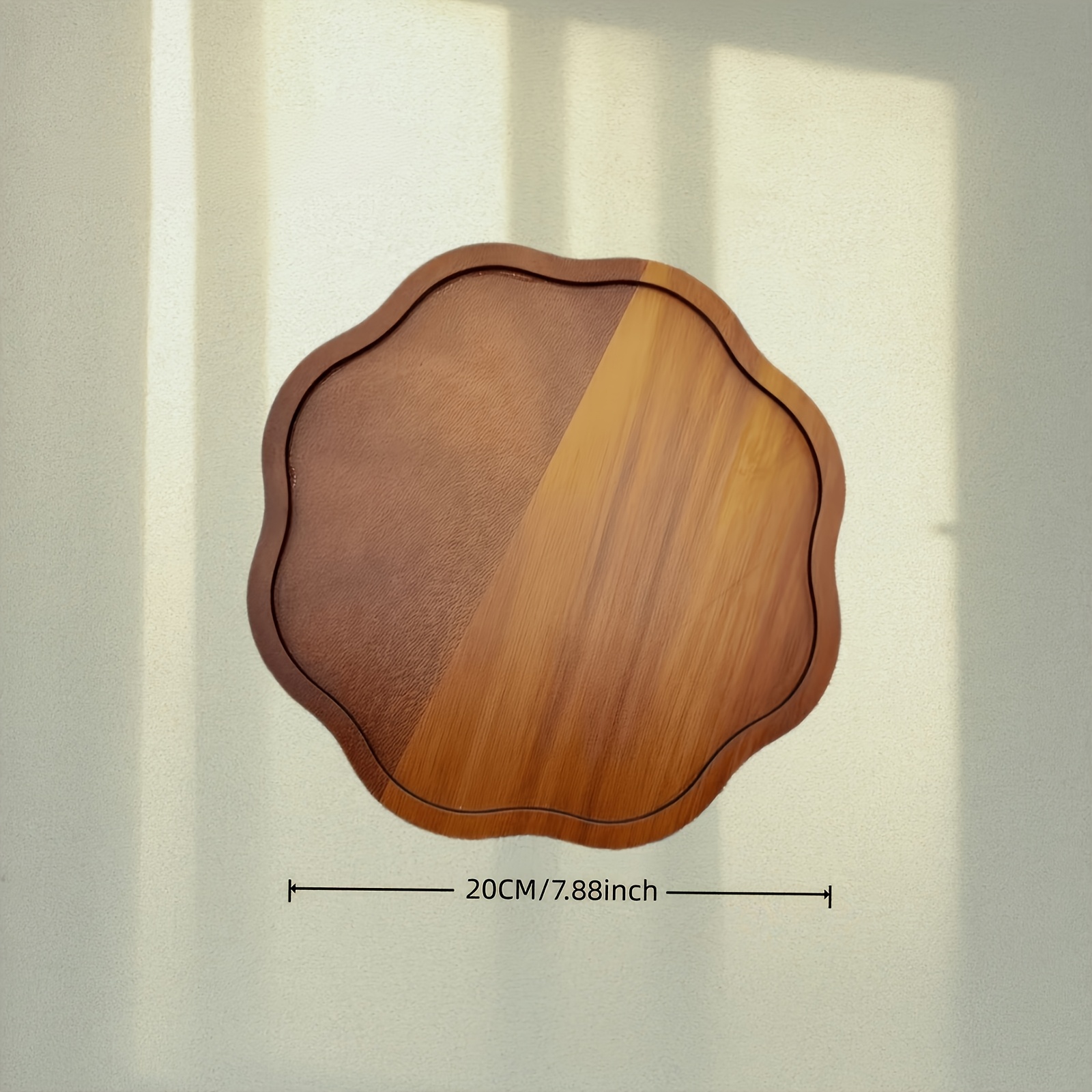 TEMU 2d Flat Wooden Tray, Jewelry Display Tray, Handmade Design Storage Tray, Bracelet And Bead Stringing Material Tray For Arranging Beads (non-food