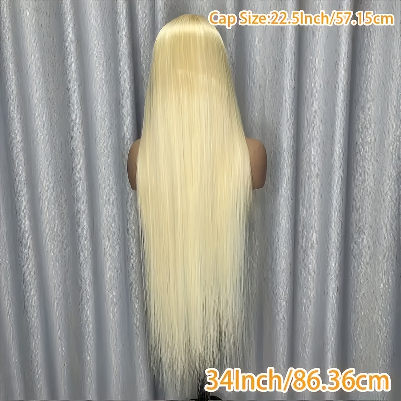 TEMU Human Hair Lace Front Wigs For Women 613 13x4 Lace Front Human Hair Wigs 200 Density 613 Lace Front Wig Blonde Human Hair Wig Straight Lace Frontal Wig Pre With Baby Hair (613 Blonde Wig)