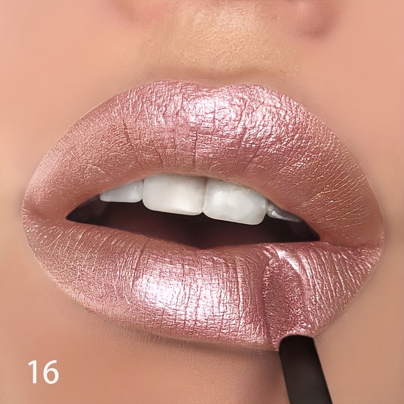 Luxurious Shimmer Glitter Lip Gloss - Moisturizing, Long-lasting Diamond Shine For Types, Berry Hue