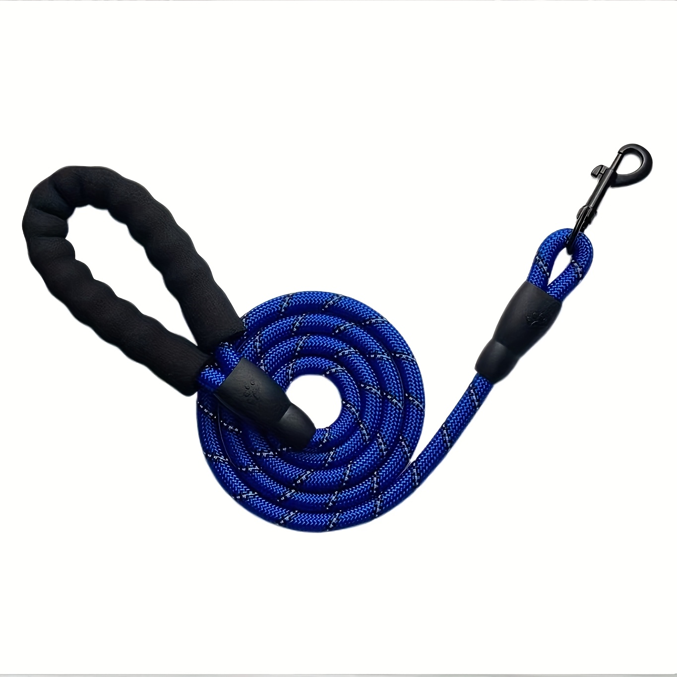 TEMU Strong Nylon Leash - Comfortable Grip And Tough Material - Reflective Stripes Keep - Not To Bite And Pull, - In A Of Lengths - Suitable For Dogs Of All Sizes
