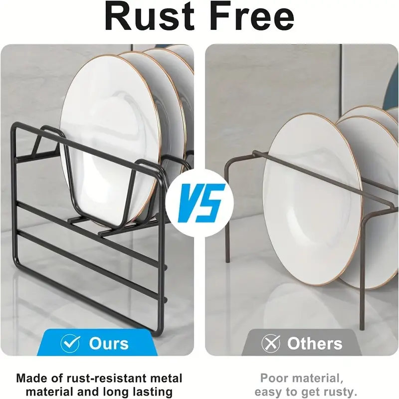 2 tier dish drying rack with drain board cutlery holder cutting board cup holder kitchen counter hooks rust proof large dish drain rack black Product details 6