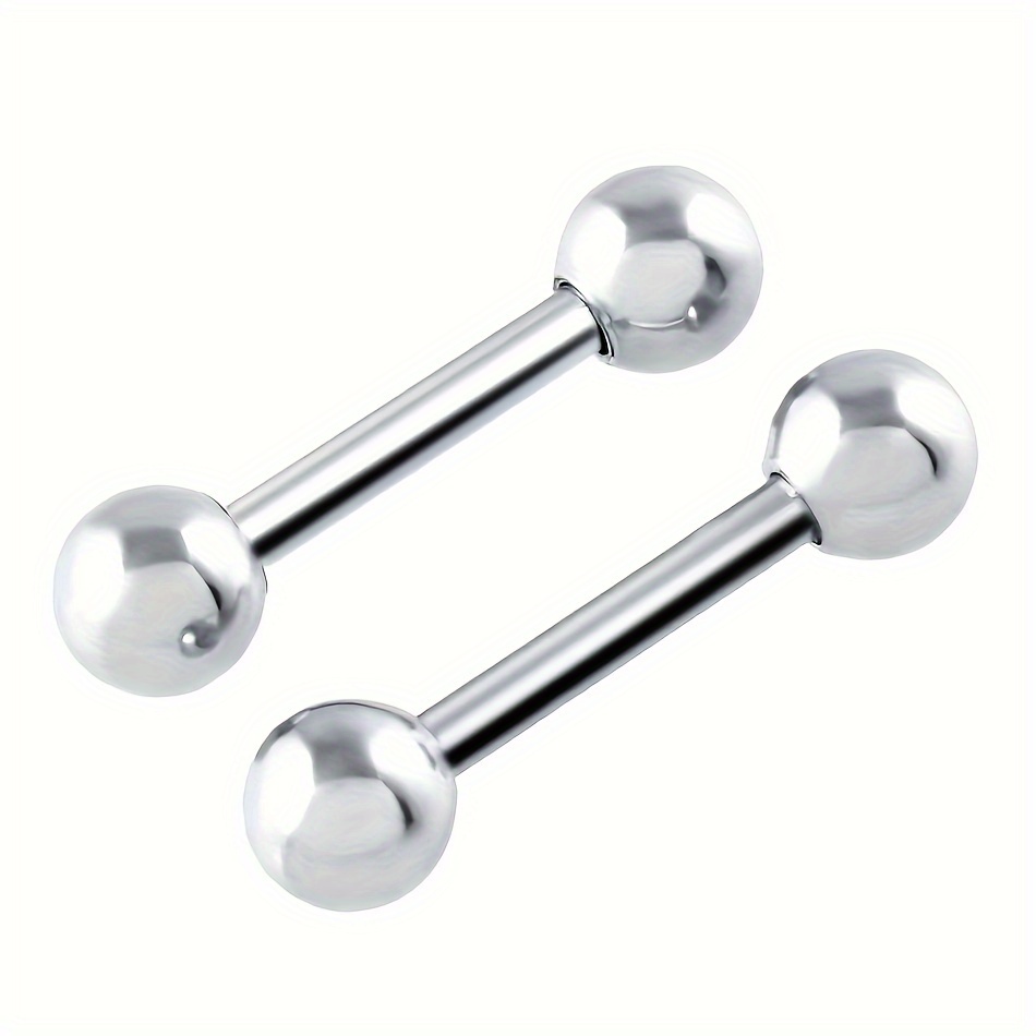 10pcs Stainless Steel Minimalist Ear Piercing Studs, Daily Wear