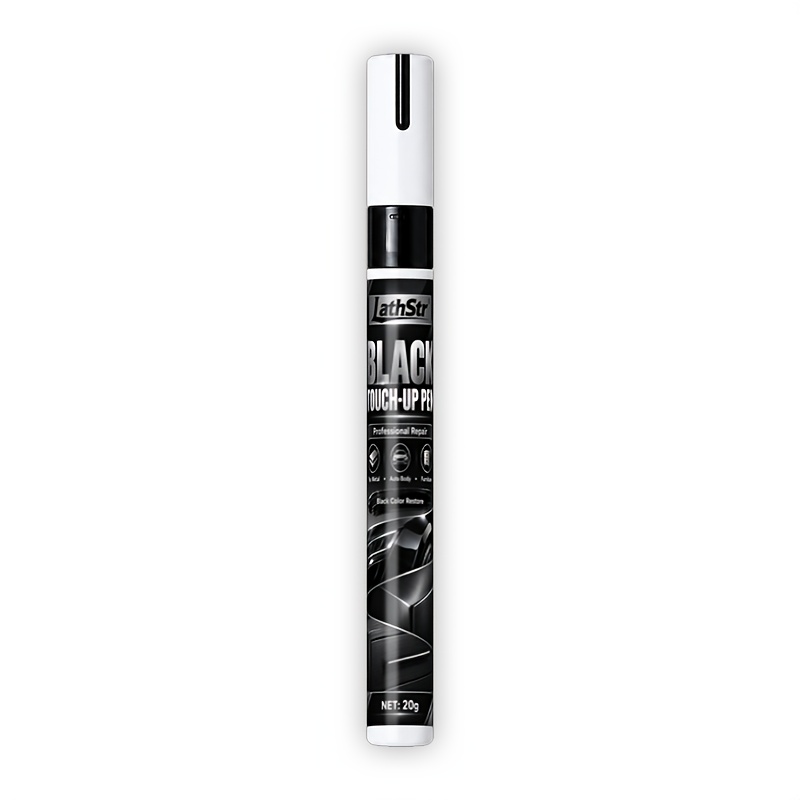 TEMU Black Car Keypad Touch-up Marker - Black Plastic Correction Pen, Car Interior, Steering Wheel, Center Console, Dashboard Scratches, Restoration