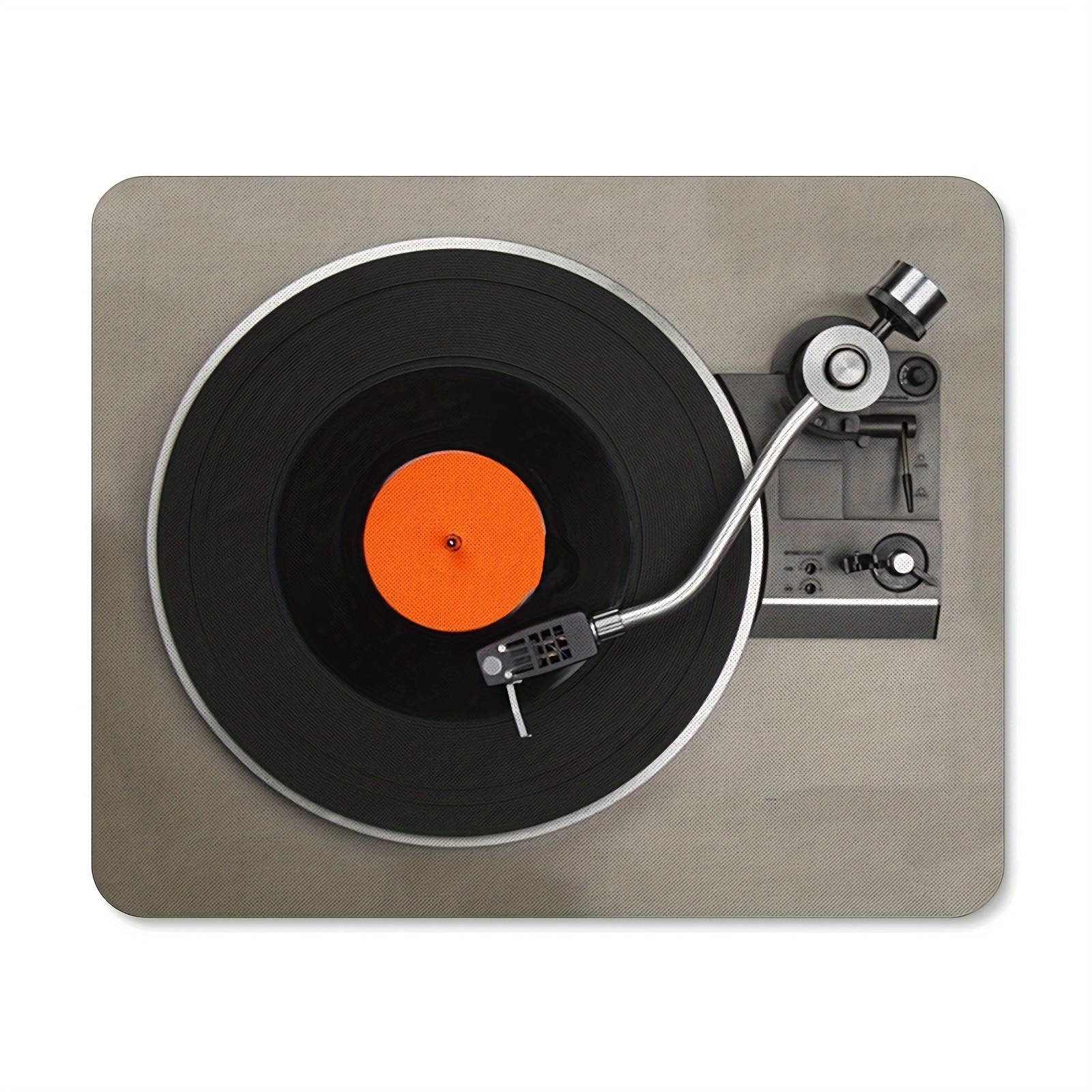 TEMU 1pc Computer Mouse Pad Retro Record Retro Nautical 9.45 * 7.9 Inches 3mm Computer Rubber Mouse Pad