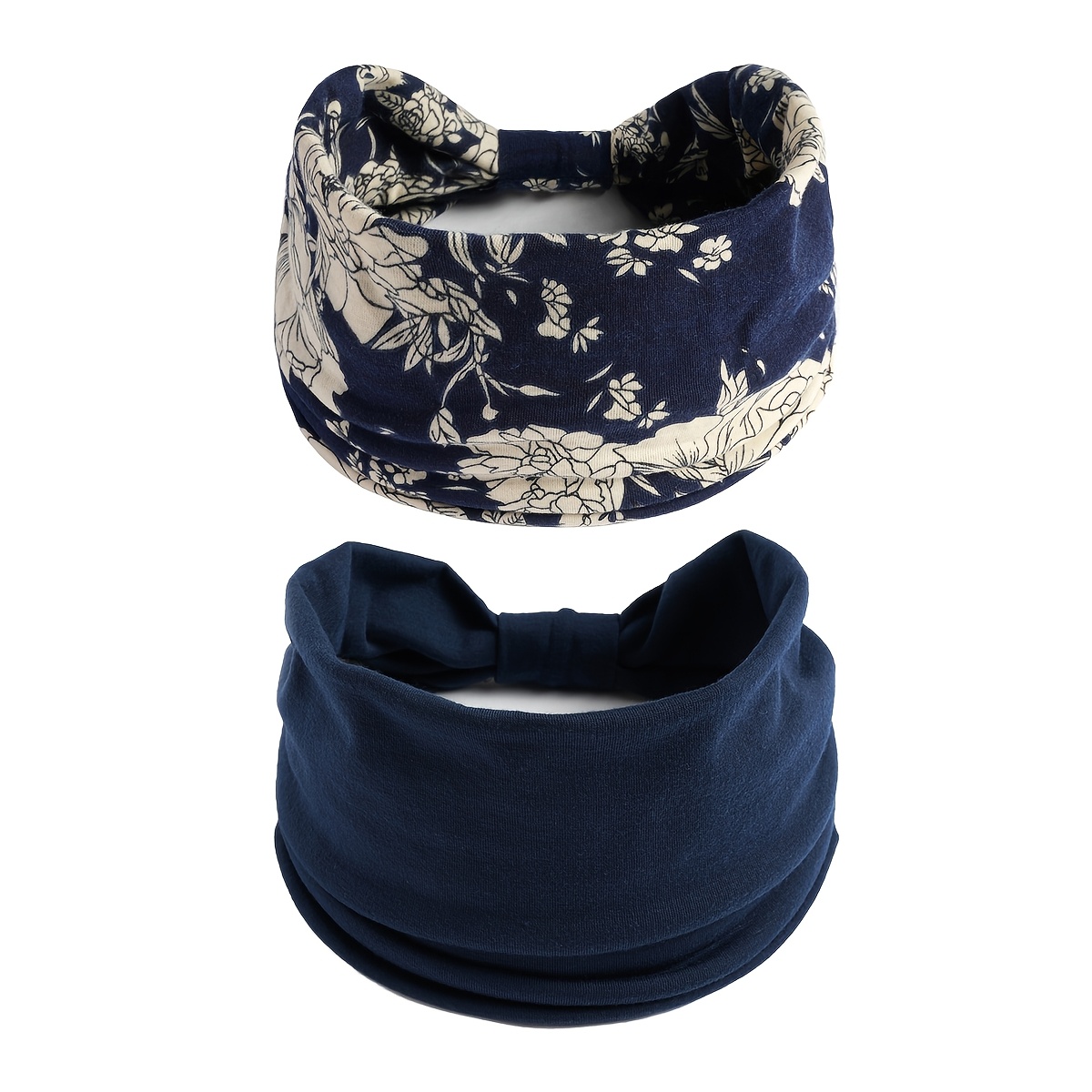 TEMU 2pcs Solid Color Women's Headband, Sports Headband Suitable For Daily Life, Sports, Gym, Hair Band, Female Hair Band, Female Holiday Clothing