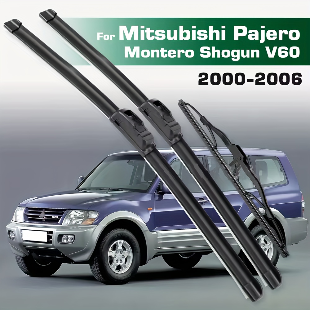 TEMU Spazzole tergicristallo anteriori e posteriori per Mitsubishi V60 modelli dal 2000 al 2006, misura 20" + 20" + 16"