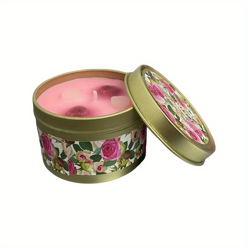 Candela profumata a forma di palla di fiori di rosa candele profumate di  rosa camera da