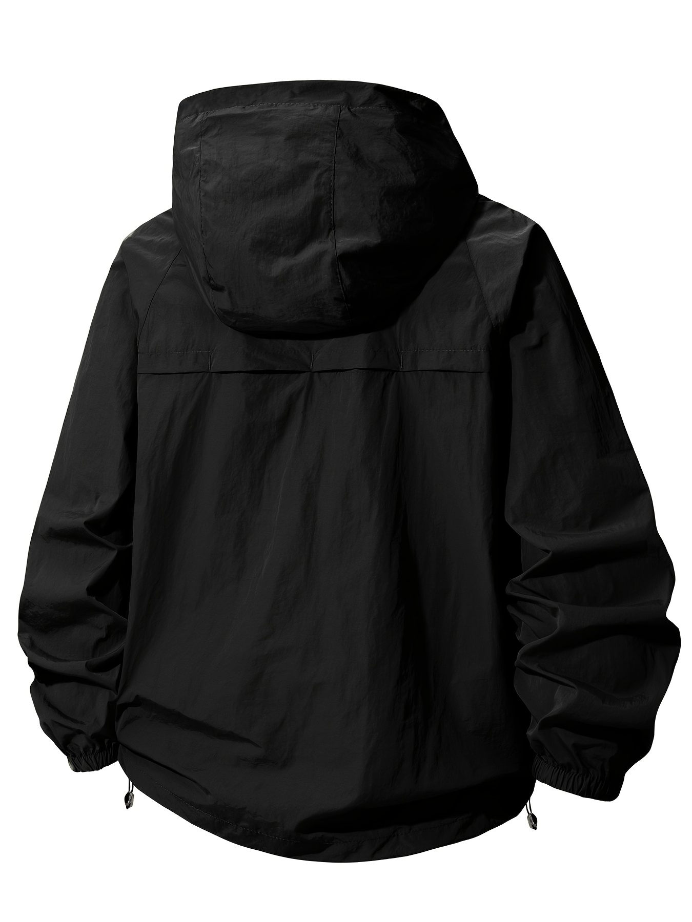 panlabas na jacket  -summer ng mga lalaki na may zippered na malaking   - breathable,  ,  ,   sa hiking, rock climbing, panlabas na kasuotan sa tagsibol at tag-  | disenyong may hood | jacket na may zipper