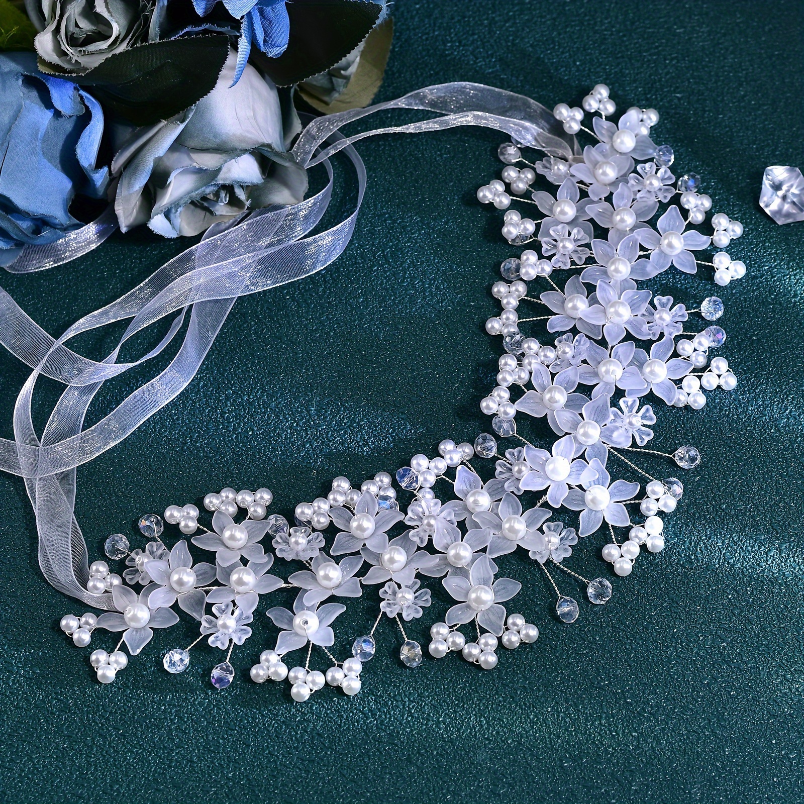 жемчужное свадебное широкое пояс бохо синтетический кристалл пояс для талии запечатанный бисером пояс подружки невесты ручной работы свадебные аксессуары праздничное платье на пояс sh734 детали 1