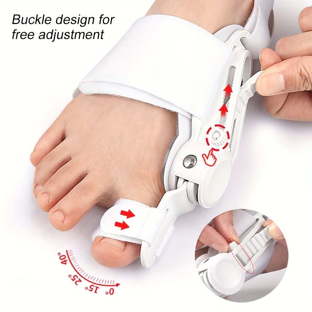 adjustable toe splint sleeve for men women anti slip heel strap fits   feet ideal for night home use long     details 3