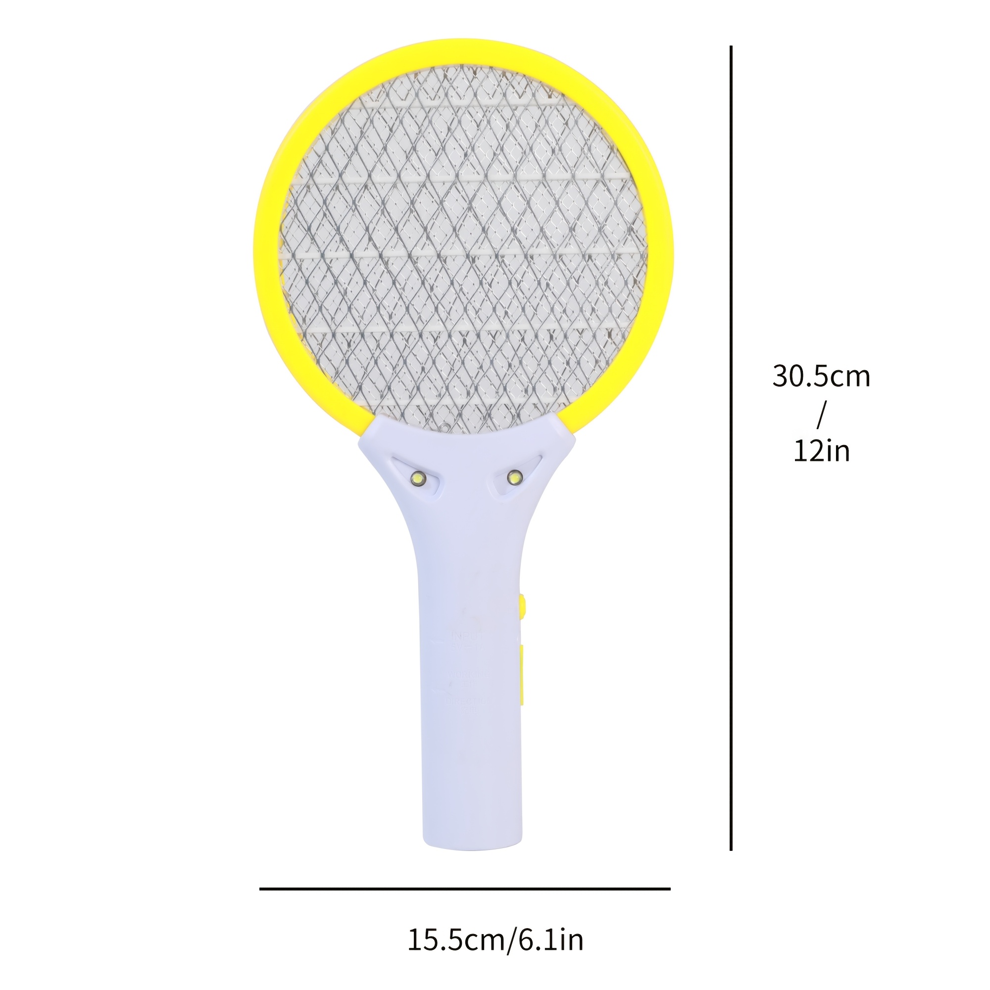 мини usb полначлив електричен убиец на муви со 2 led светилки, компактен и симпатичен дизајн, лесен за носење на отворено! Детали за производот 4
