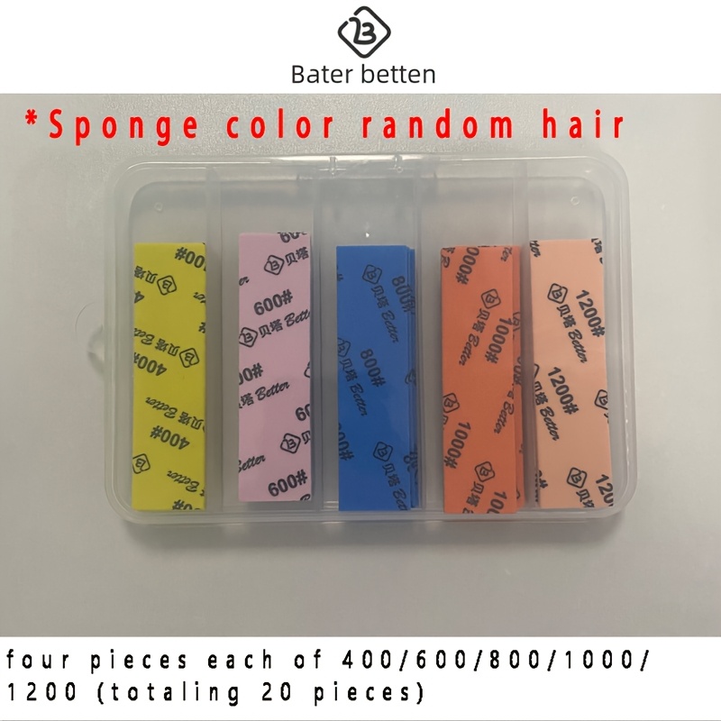 TEMU Beta Glossy Sponge Sandpaper For Model Kits - Durable, Dual-use Sanding Sheets For Hand Modeling, Sculpting, And Polishing, Model Kits