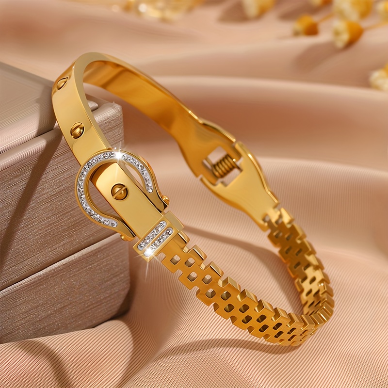 3pc Sparkling Stars Stainless Steel Bracelet Set