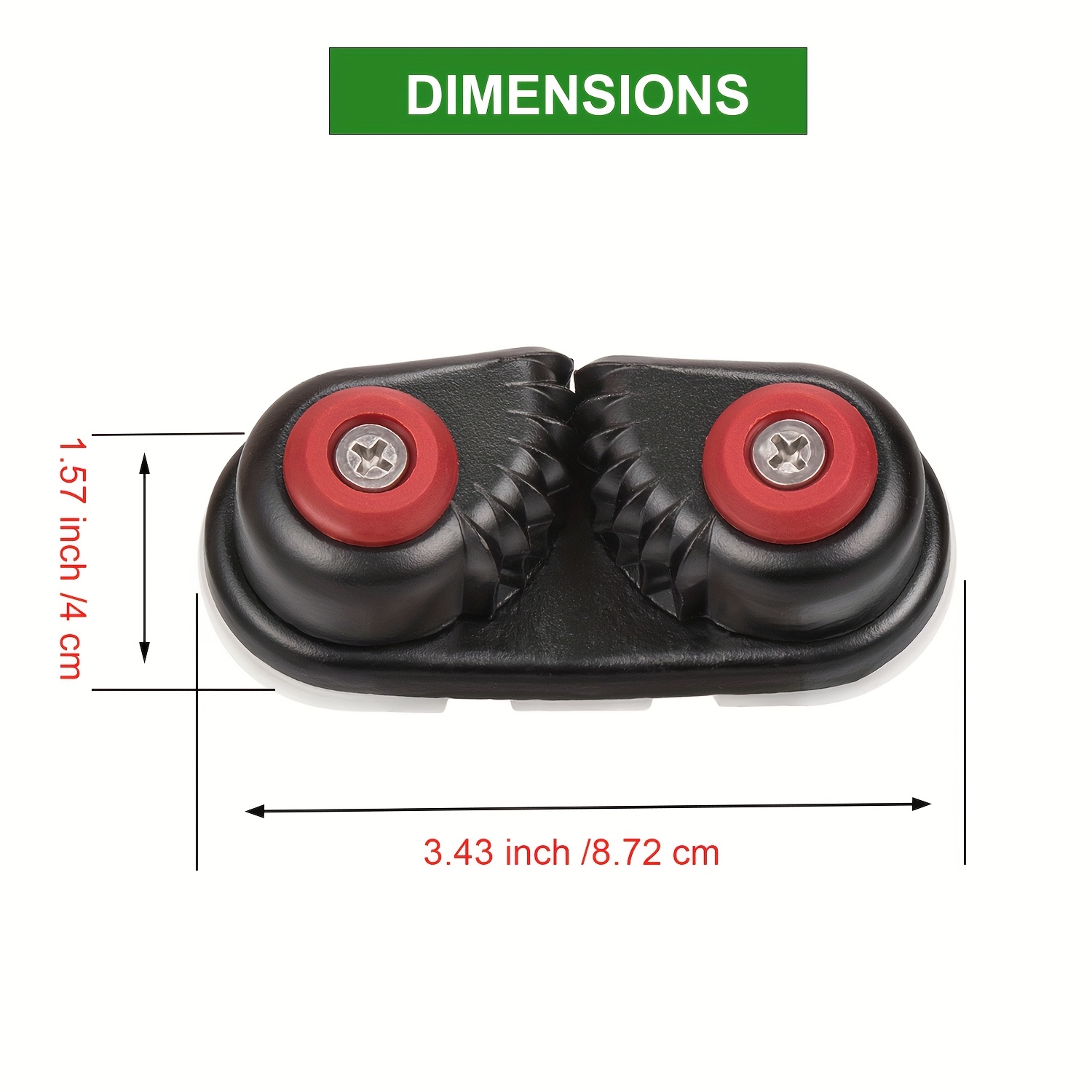 Robust Cam Cleats for Marine Applications