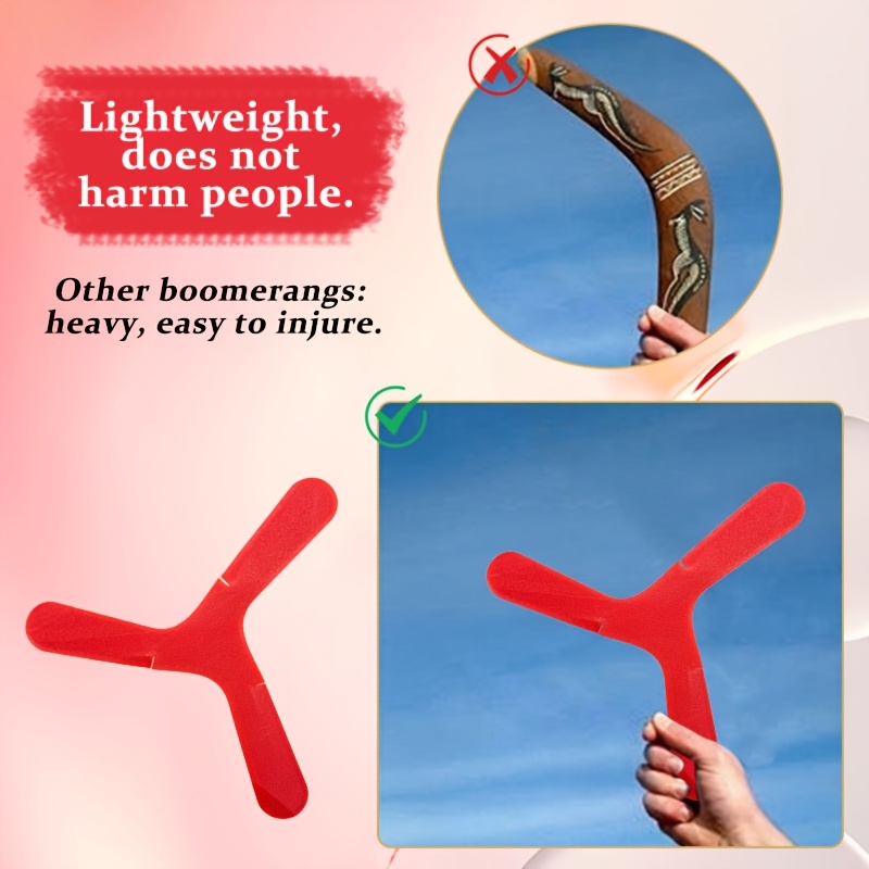 mini boomerang, regalo juguete para exteriores, deporte