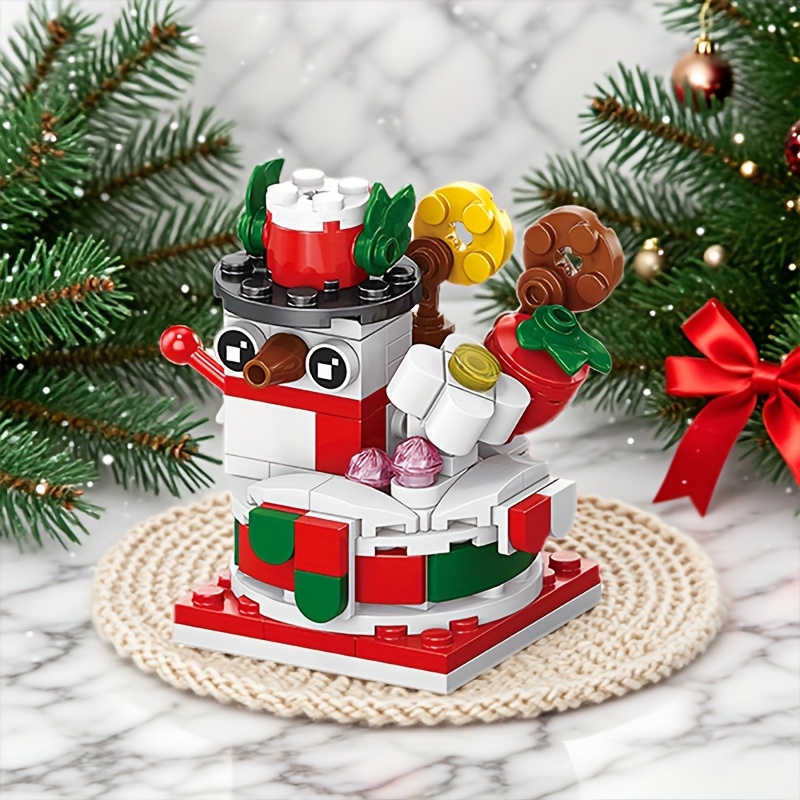 8IN1 Christmas Assembling Building Blocks Ornaments Set