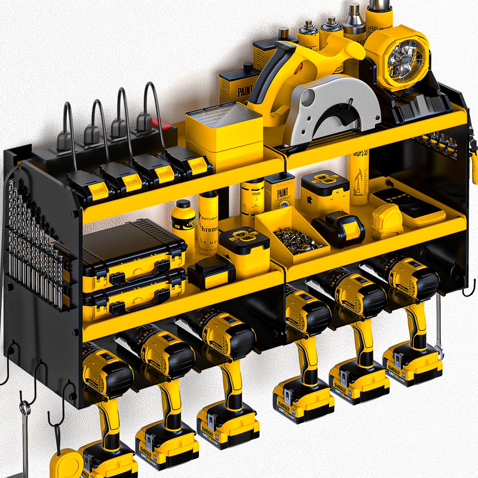 

Tool Organizer , Tool 6 , Tool Battery Screwdriver Duty , Tool 4 Outlet