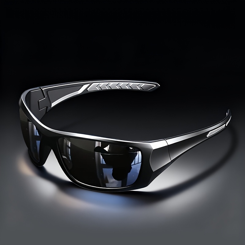 TEMU 1 Pair/ 3 Pair, Unisex Polarized Glasses - Durable Frames, Stylish Color Scheme & Reflectors - Driving Suitable - Essential Accessories