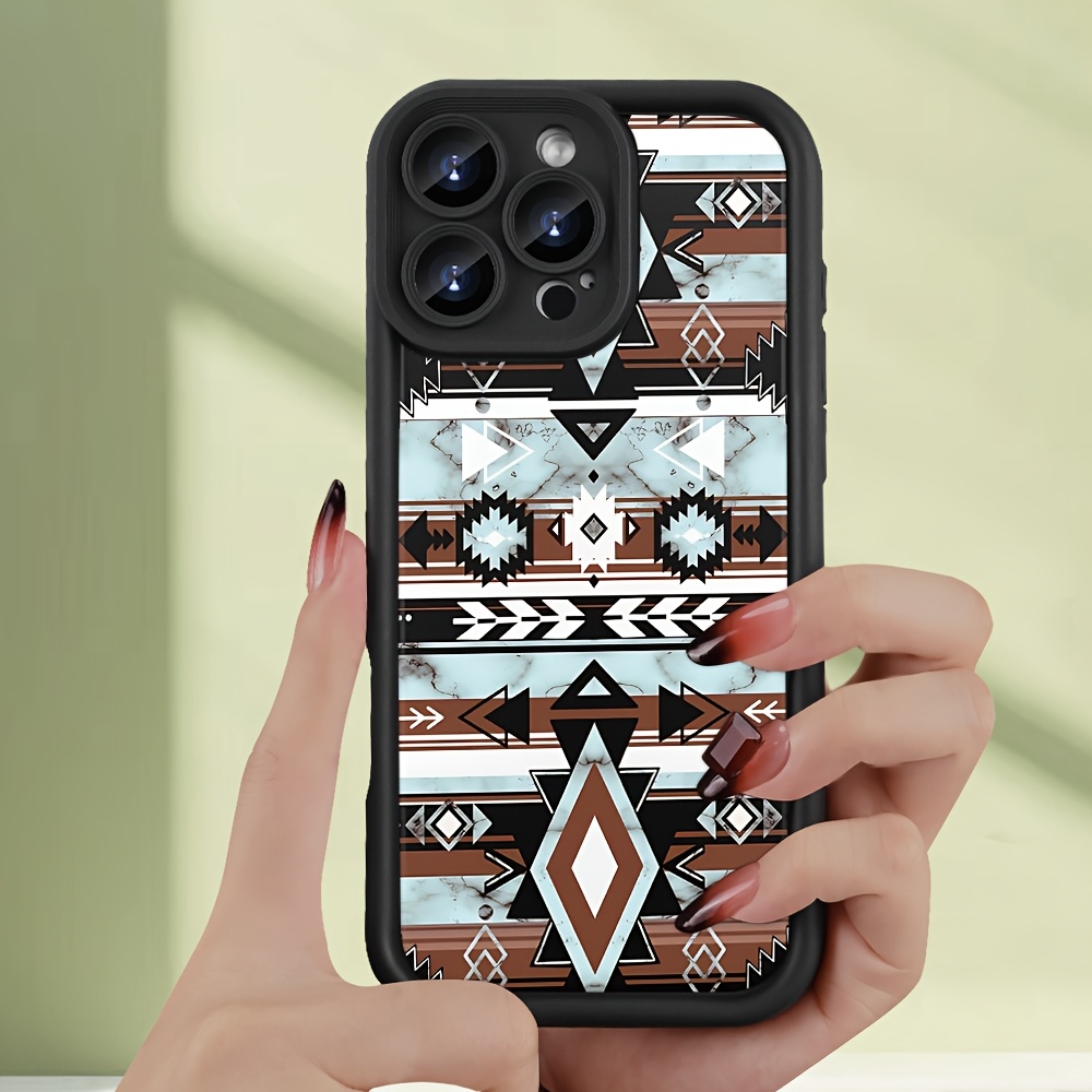 TEMU Étui de téléphone : Étui à motif vintage avec intégrale renforcée, en matériau TPU souple. Convient comme cadeau d'anniversaire ou de fêtes pour