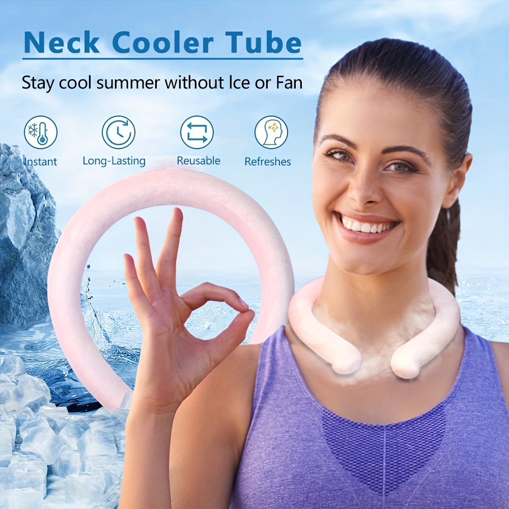 2pcs neck cooling tube reusable cooling neck ring wearable Temu