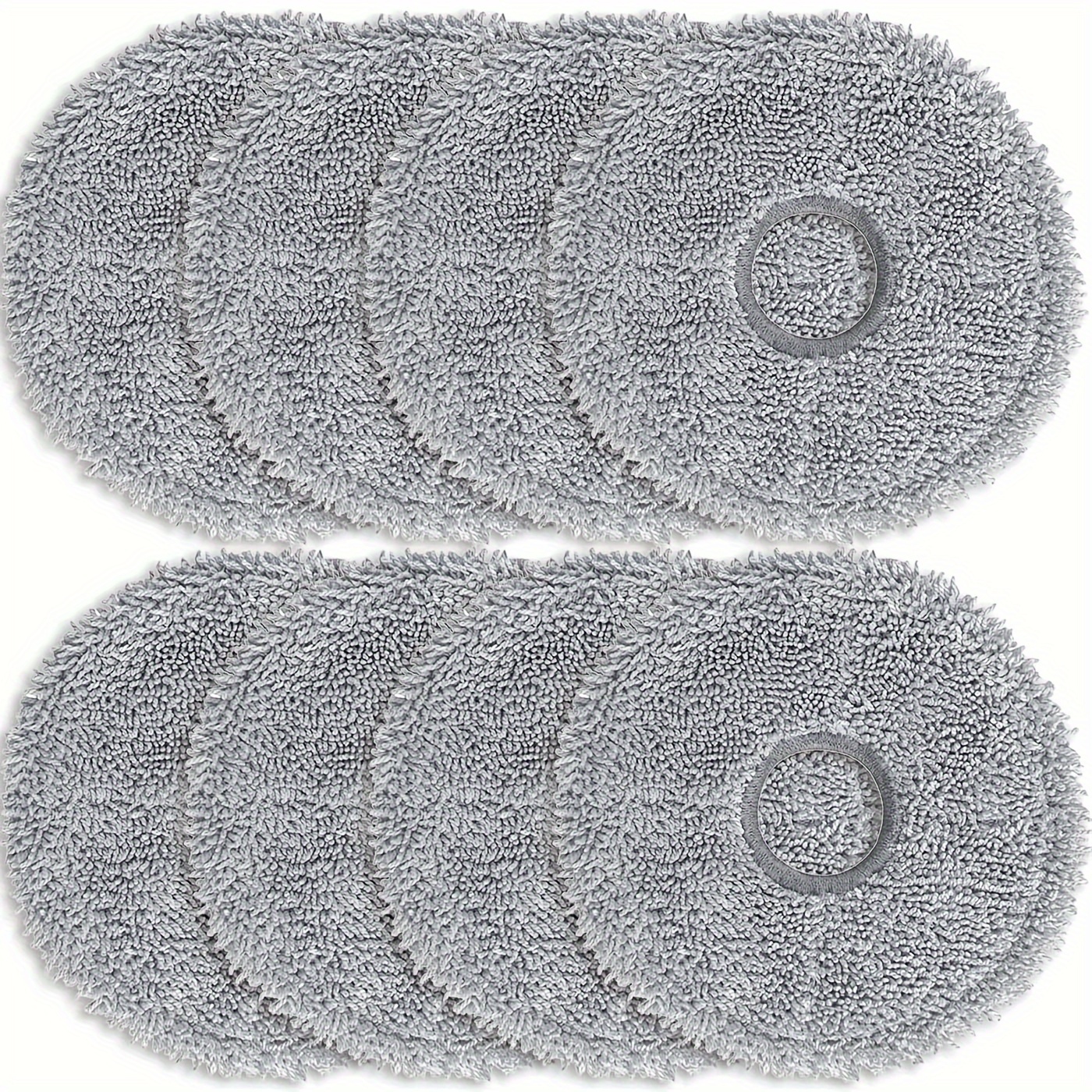 

8-pack Replacement Mop Pads For Dream L10s Ultra / L10 Ultra / L20 Ultra / L10s Pro Ultra Heat & Xiaomi X10+ Robot Vacuum, Upgraded Thickened Washable Microfiber Wet Wipes, Cloth Floor Attachment.