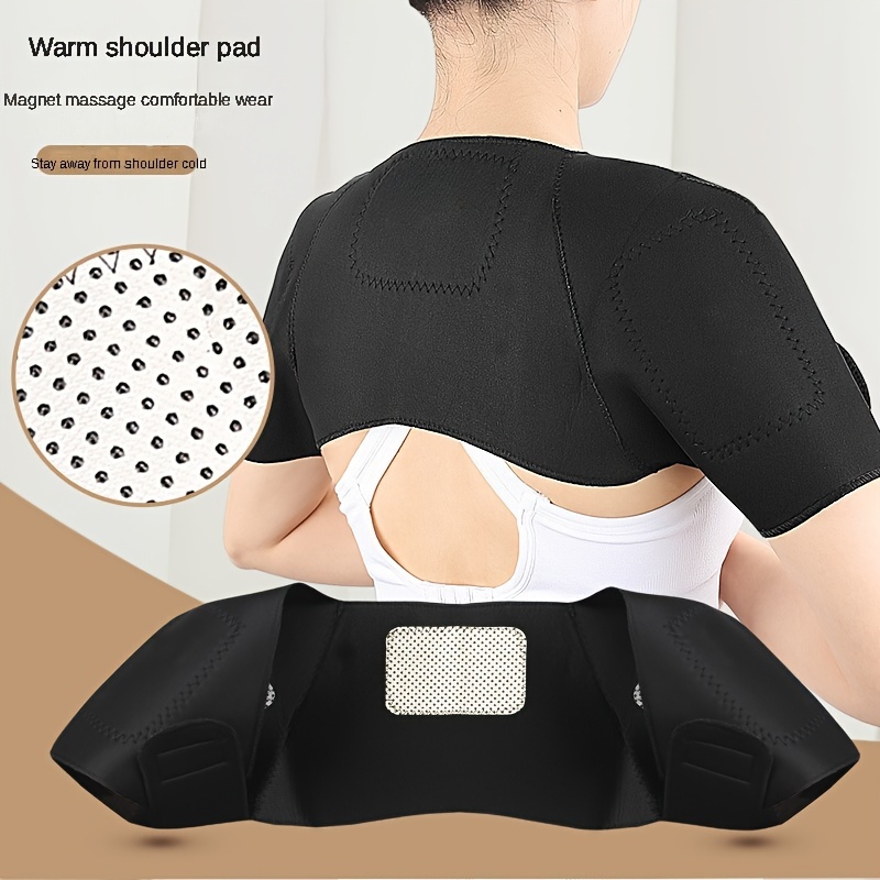 Double Shoulder Support Brace Strap Wrap Neoprene Protector - Temu