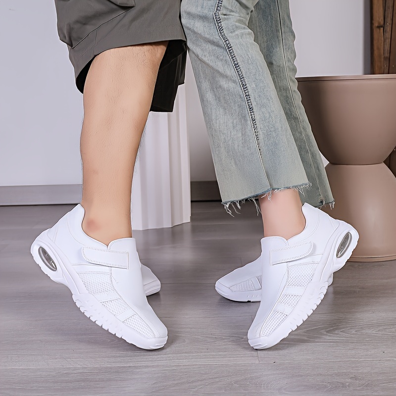 Blanco Zapatos Aire Zapatos Enfermería Cojín Aire Zapatos Temu
