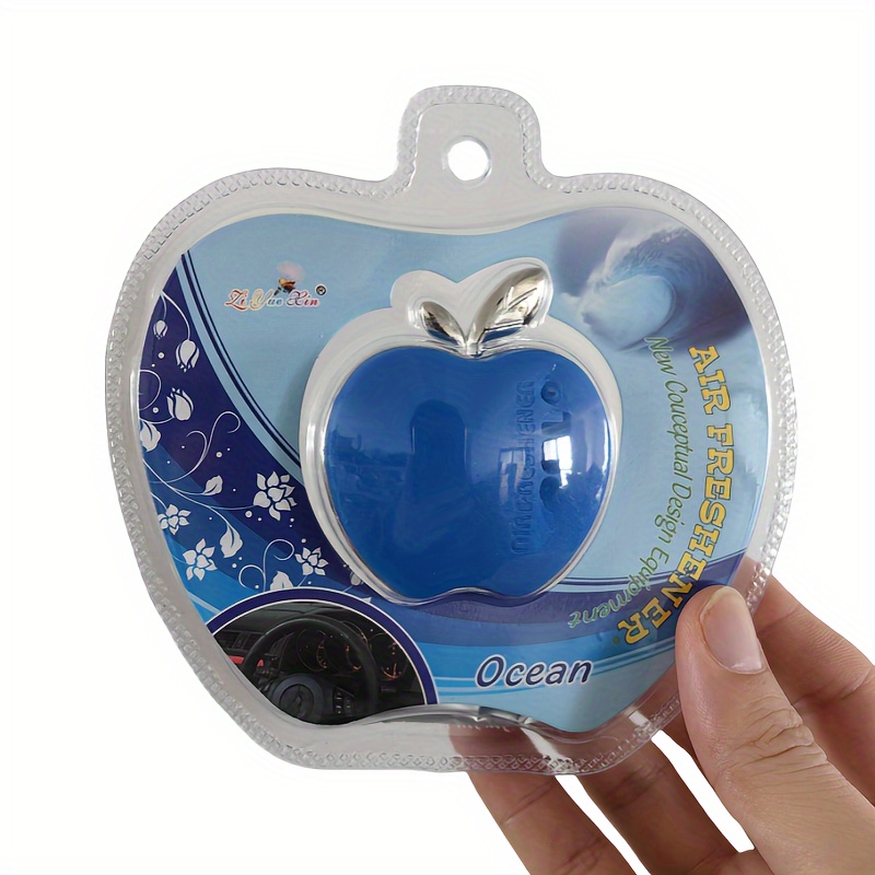 1 Pink Apple-Shaped Car Air Freshener with Floral Scent - Decorative Vent Clip Design, Includes Fragrance Insert, Ideal for Vehicle Interior Accessories, Vehicle Interior Scent|Apple Shaped Design|Durable Air Freshener