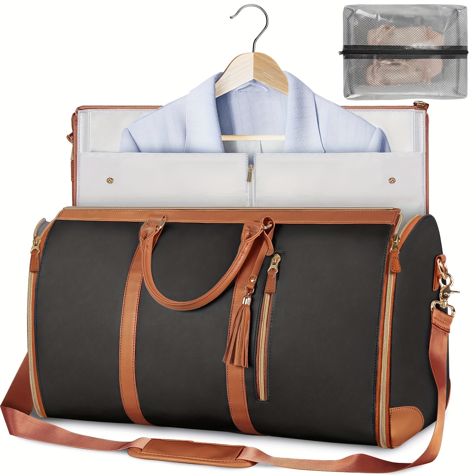 

Women's Garment Bag For Portable Folding Hanging Bag