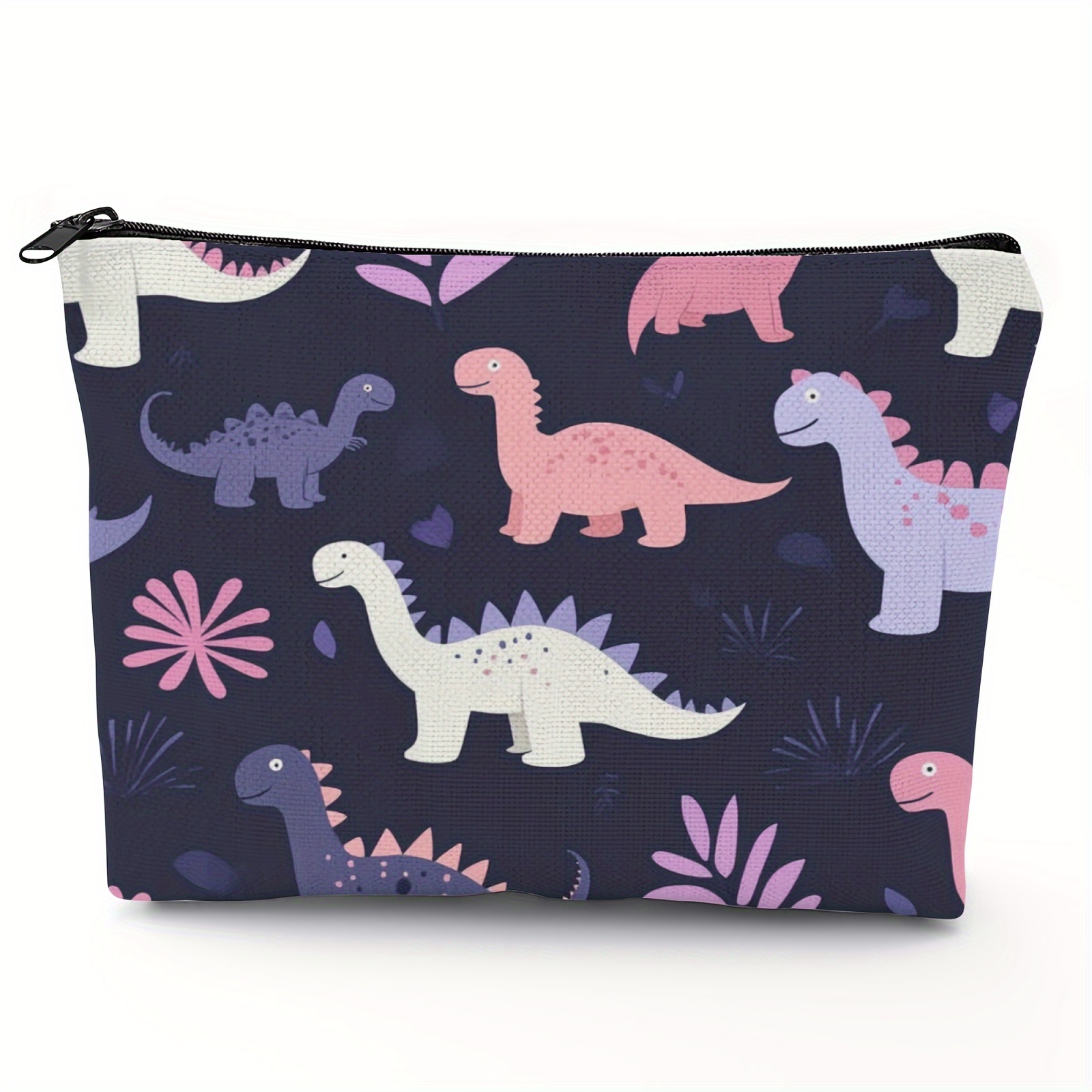 dino print cosmetic pouch women large capacity portable Temu