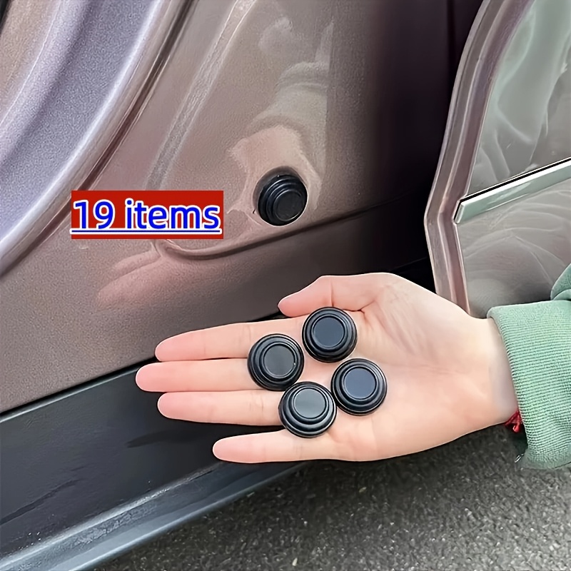 E-shop 19 Silikon Auto Tür Stoßdämpfer Pads, entwickelt zur Reduzierung von Vibrationen und Geräuschen, macht das Fahrzeug leiser, passend für die