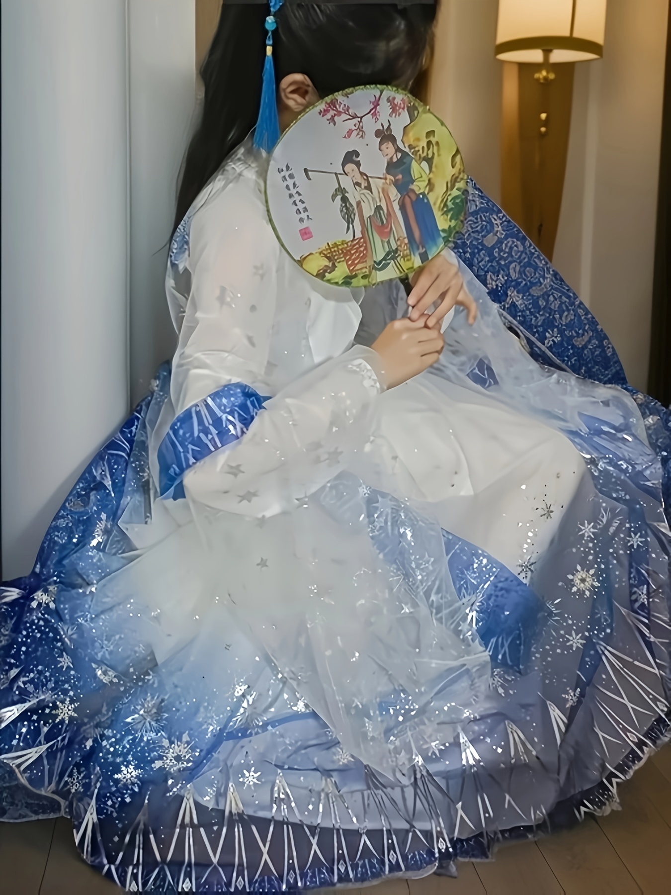 Cinderella Ladies Fancy Dress Womens Traditional Chinese Hanfu