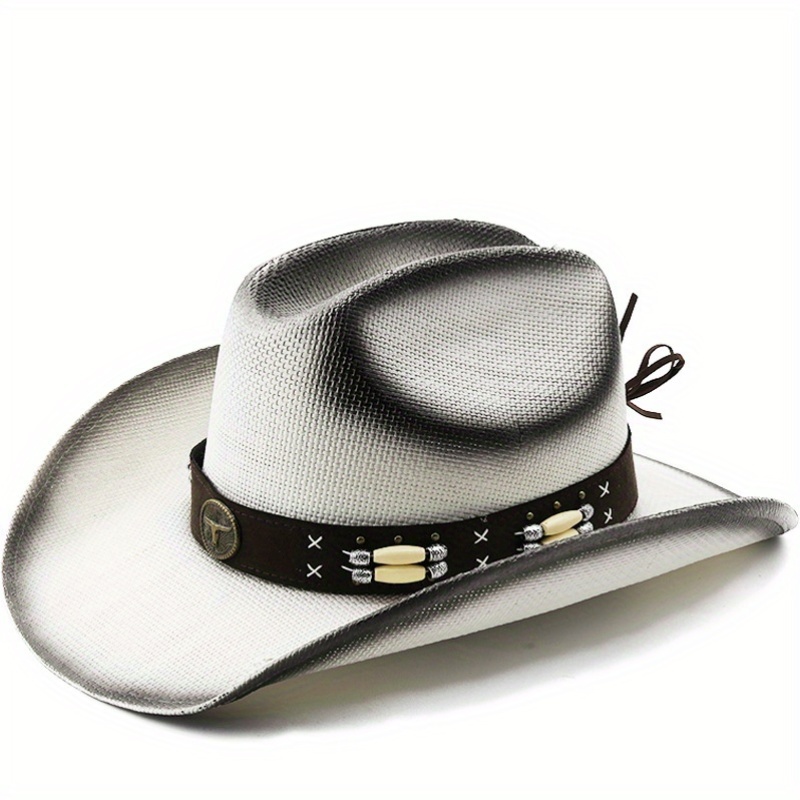 western outback cowboy straw western cowgirl - Temu