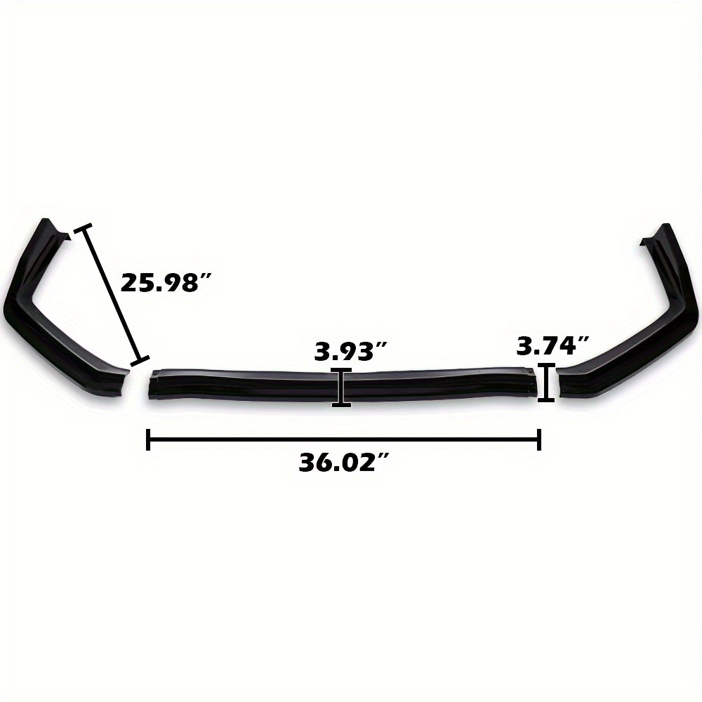 Kit De Labio Parachoques Delantero Para Subaru WRX STi 2015-2021 Estilo CS - Pintado En Azul, 3 Piezas