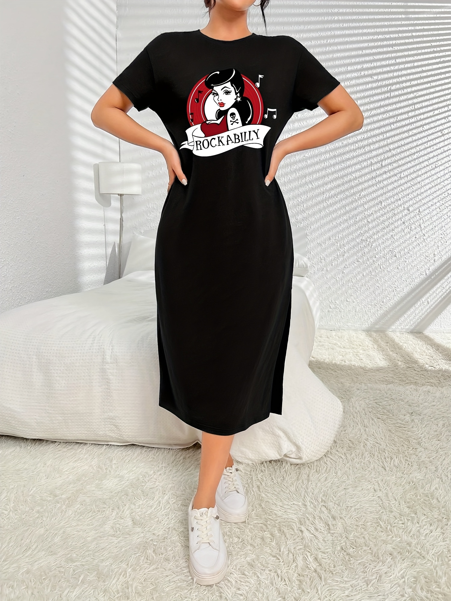 rockabilly bodycon dress Rockabilly Hearse Coffin Bodycon Dress