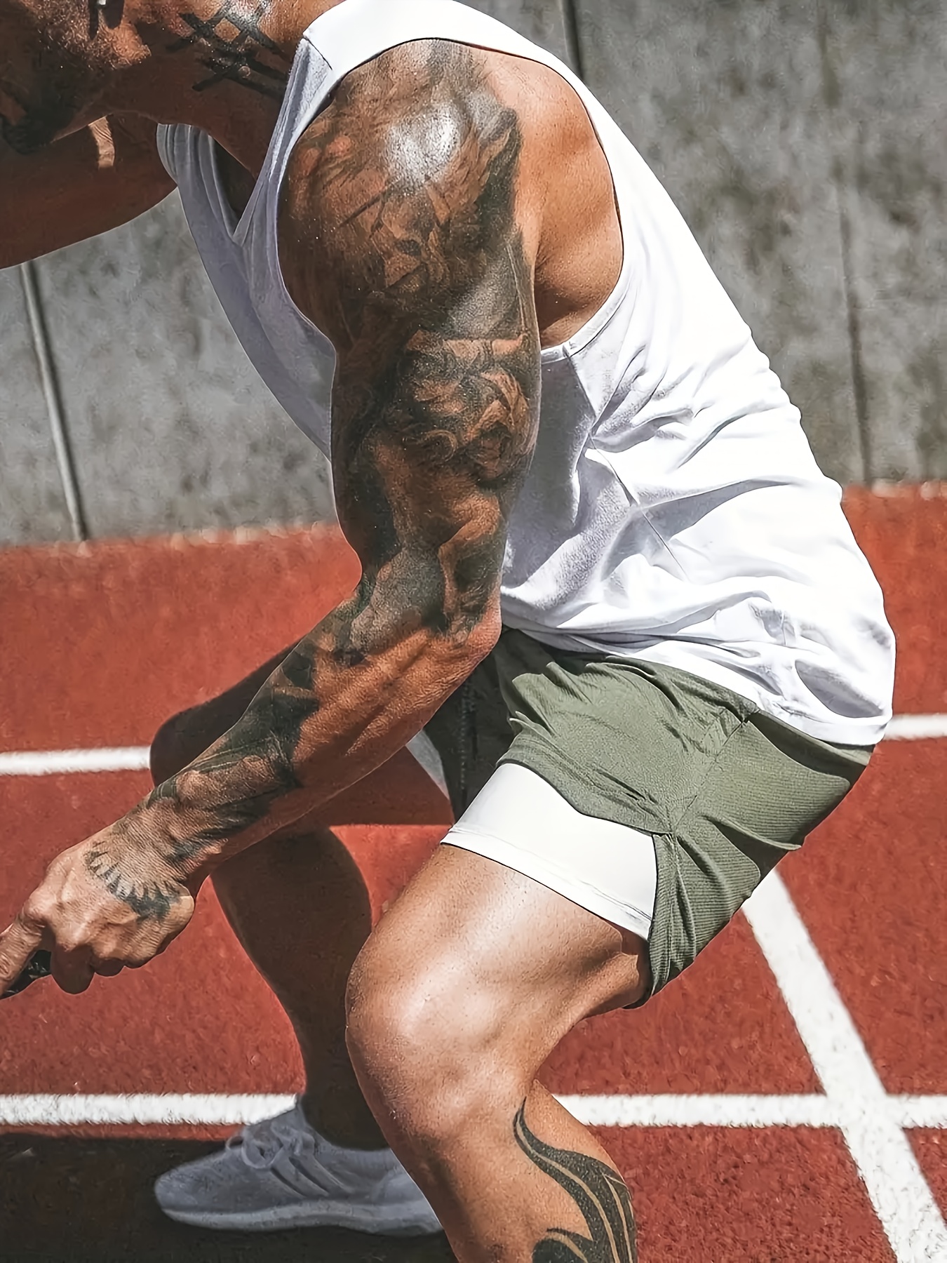Men'S Fast-Drying Dual-Purpose Athletic Shorts, Ideal for Training And Comfortable Night Runs