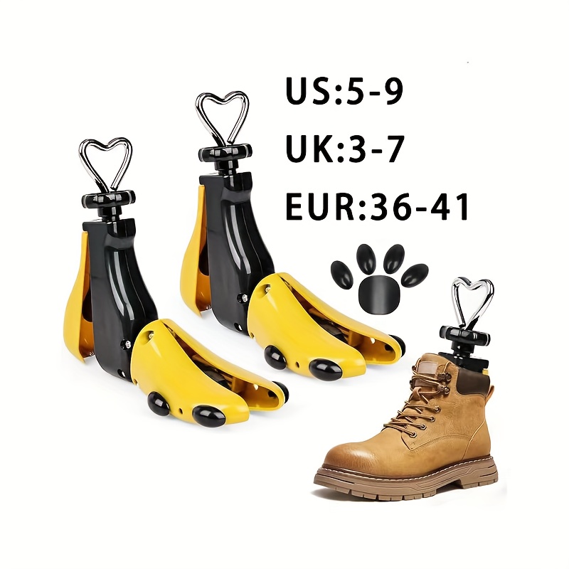 TEMU 2pcs Extenseurs de Chaussures Allongeant Largeur | Outils d'Extension pour Chaussures Montantes et Bottes | Expandeurs de Chaussures | Moulleurs