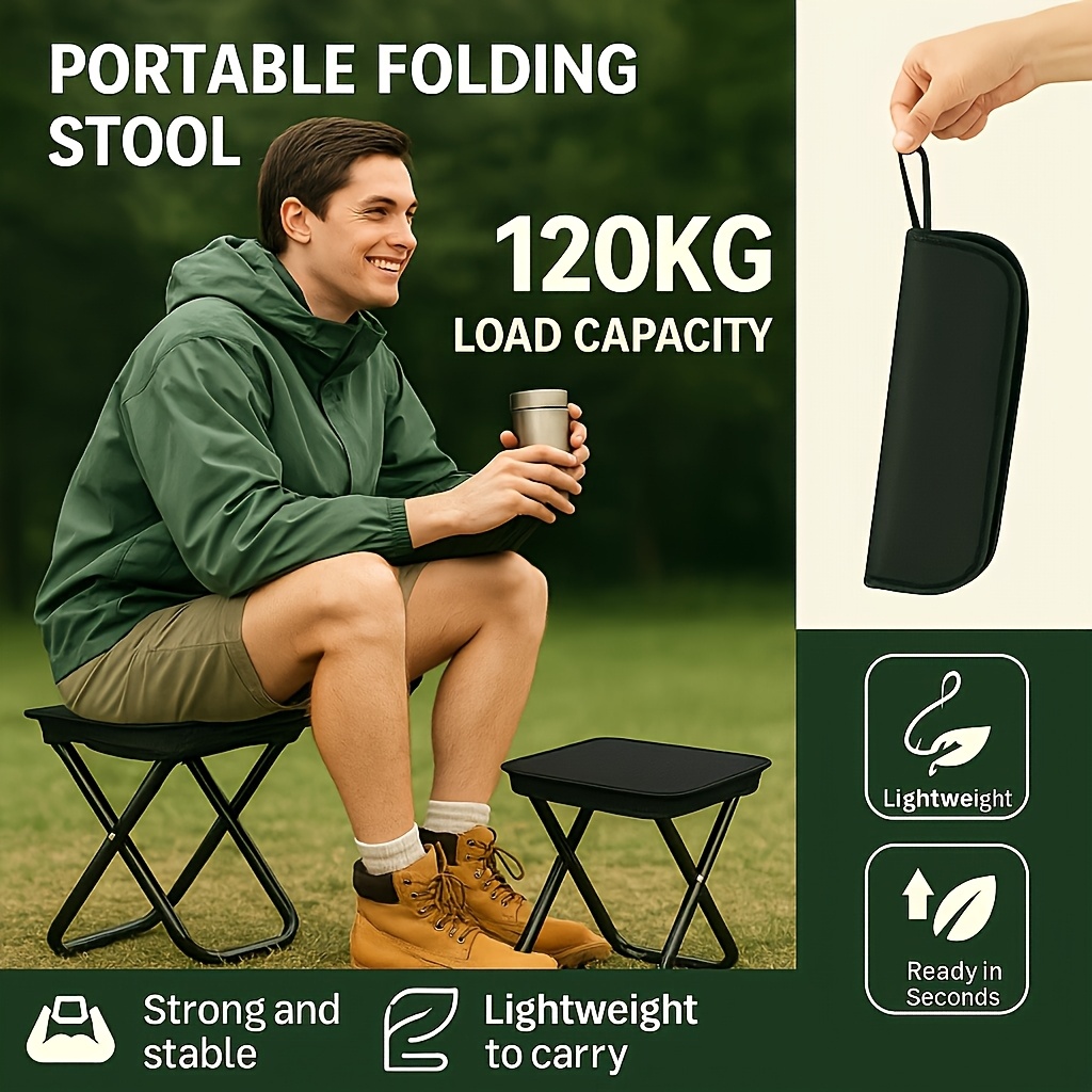  multifunctional outdoor folding chair portable ultra light travel handbag stool fishing stool camping chair handbag style folding stool picnic stool folding stool portable camping handbag stool handbag stool Product details 9