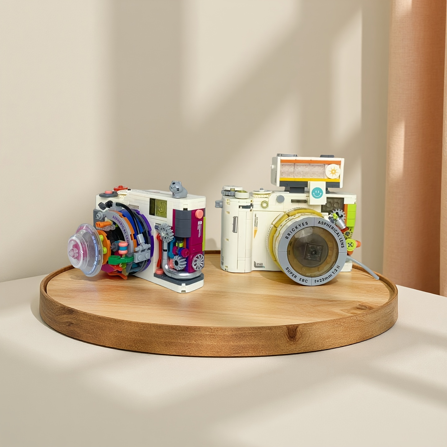 Retro Camera Assembly Kit Durable ABS Material Creative Gift for Adults