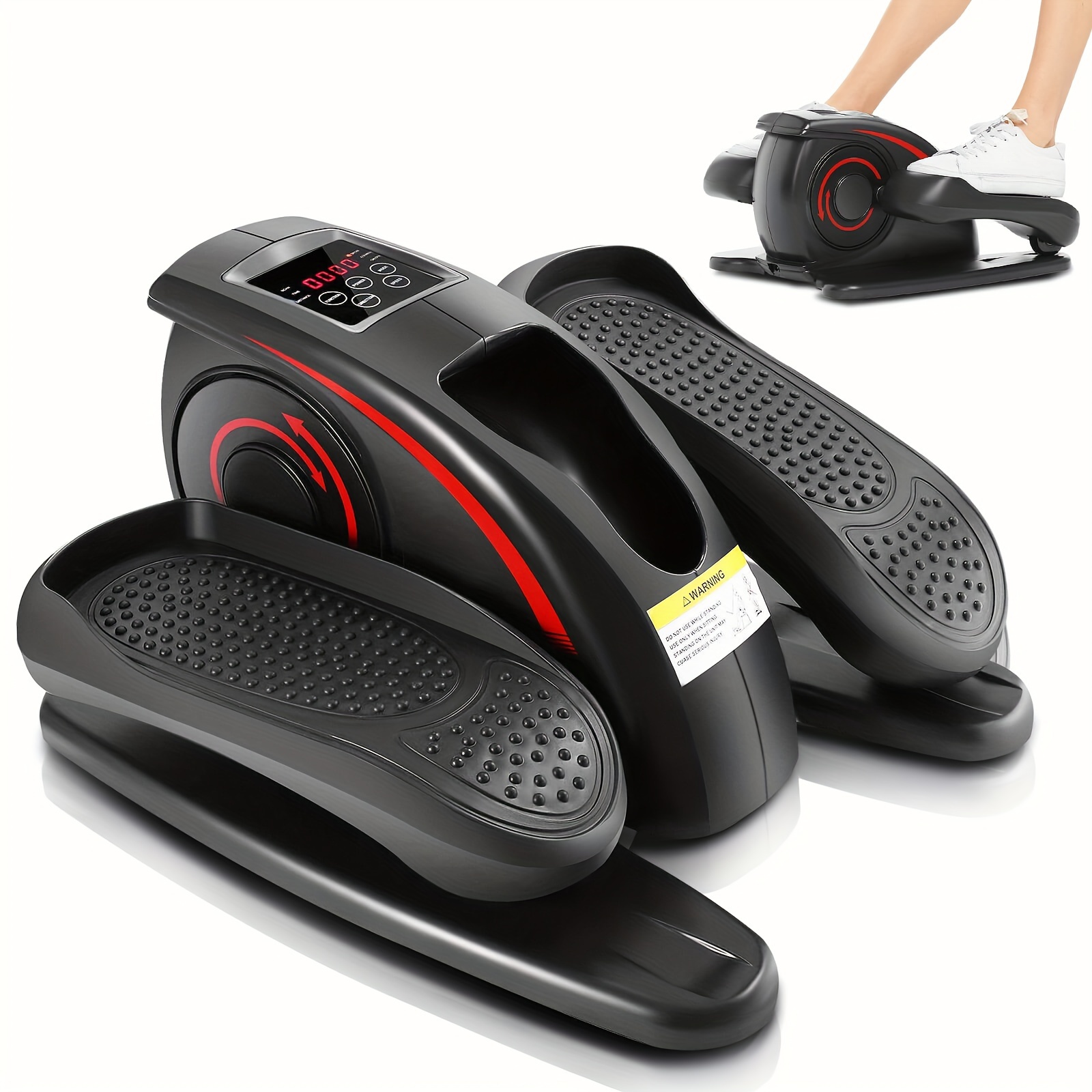 Desk Elliptical Machine Quiet Portable Pedal Exerciser - Temu