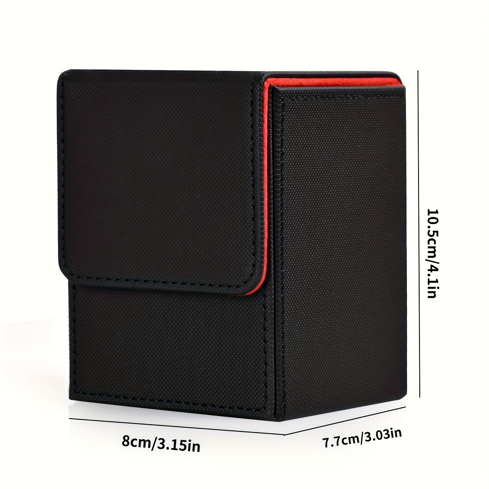 4 Pack Card Deck Box, PU Leather Magnetic Closure