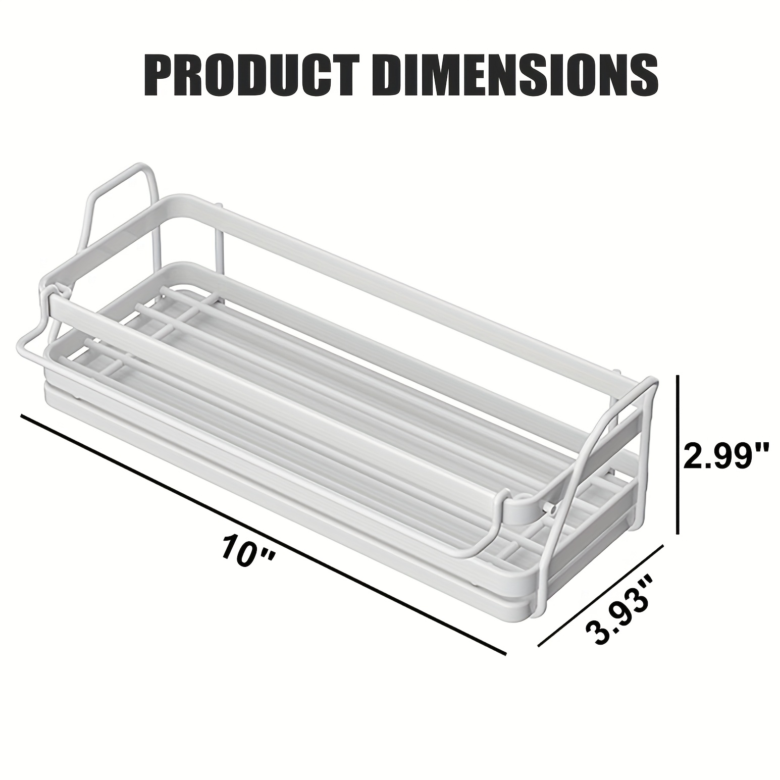Image of Sink Sponge Rack, Wall Mounted Stainless Steel Sink Rack, Dishwashing Soap And Sponge Rack, Sink Storage Rack, Kitchen Sink Accessory Filter Plate, Suitable For Kitchen And Bathroom