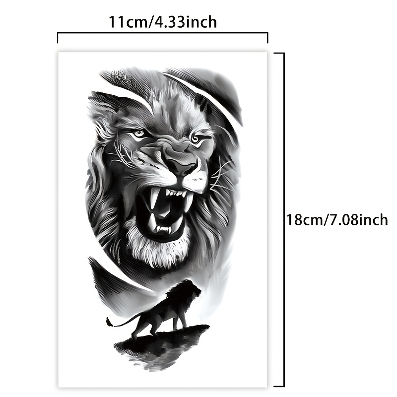 Temporary Tattoo Sticker, Realistic Non-reflective Fake Tattoo, Suitable For Arm, Body, Long-lasting, Waterproof And Non-reflective, Exquisite Packaging, Plant-based, Ideal For Gifting