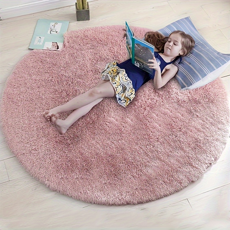 1  and fluffy shaggy rug non slip and waterproof   living room bedroom nursery game room   carpet teenage room decoration and room decor 4x4 details 10