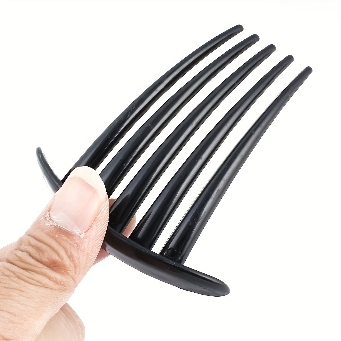 4pcs Five-Tooth Plastic Hair Comb Set